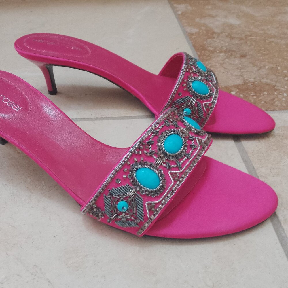 Sergio Rossi kitten sandals